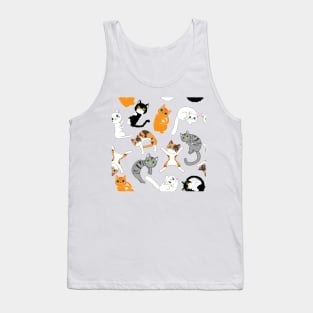 Cartoon pattern cat Tank Top